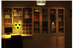 Candeeiro de Mesa Futebol DIY – Luz Noturna Colorida