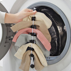 Corda Criativa para Meias – Cesto Multifuncional de Lavagem