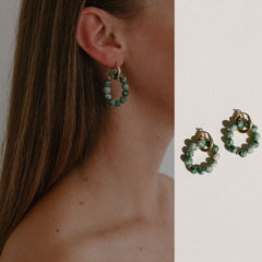 Colar de Contas em Turquesa Natural