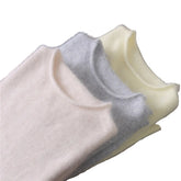 Pull Mulher Outono/Inverno – 100% Cachemire Mink Gola Redonda