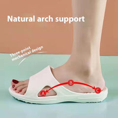 Chinelos com Suporte de Arco – Antiderrapantes e Silenciosos