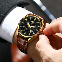 Relógio de Moda Impermeável Automático Não Mecânico