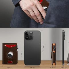 Carteira Metálica RFID Masculina – Antifurto