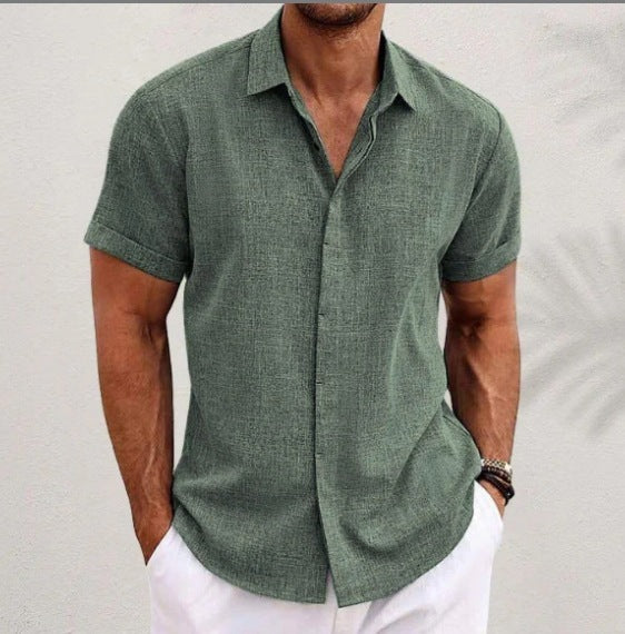 Cardigan Masculino Casual de Negócios com Lapela