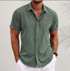 Cardigan Masculino Casual de Negócios com Lapela