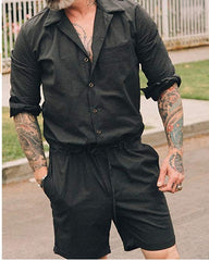 Macacão Masculino Casual Fashion – Estilo com Conforto