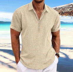 Cardigan Masculino Casual de Negócios com Lapela