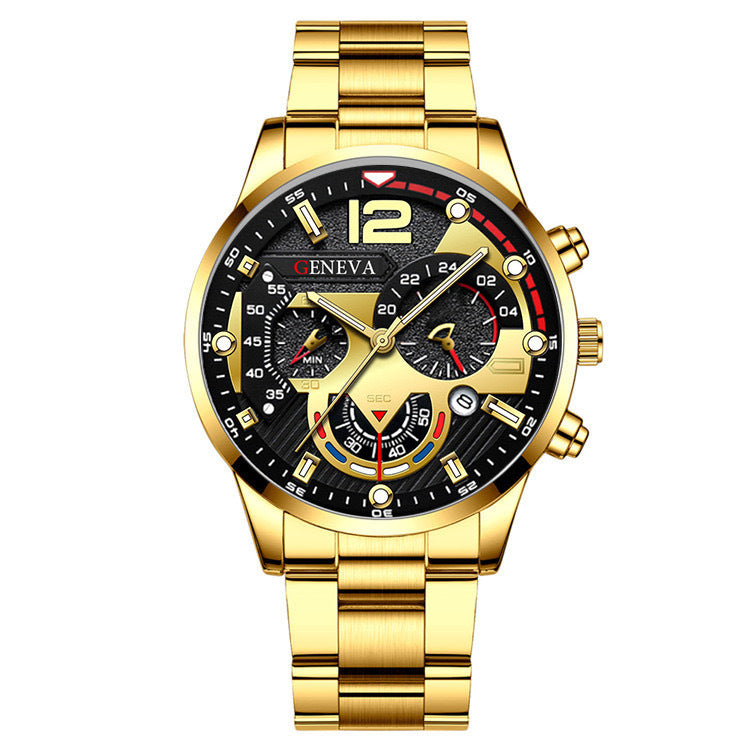 Conjunto Masculino Relógio & Pulseira – 2 peças