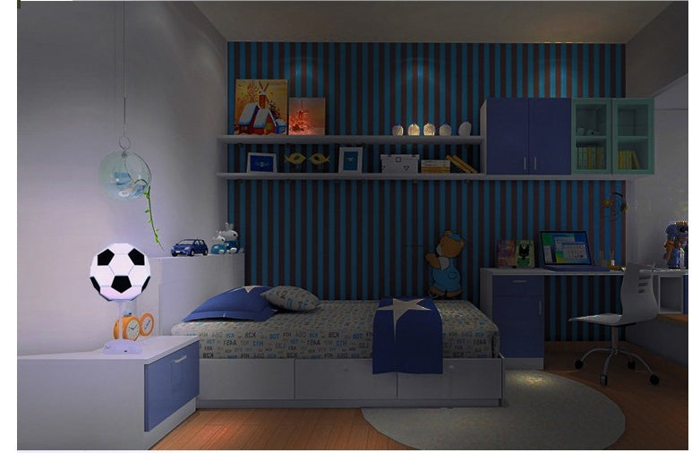 Candeeiro de Mesa Futebol DIY – Luz Noturna Colorida