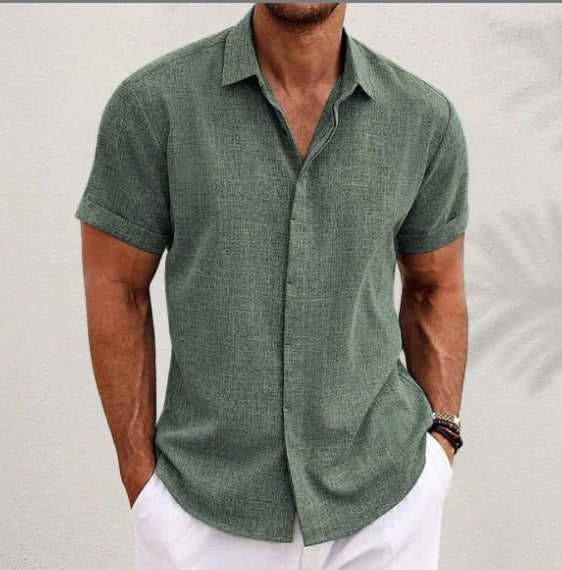 Cardigan Masculino Casual de Negócios com Lapela