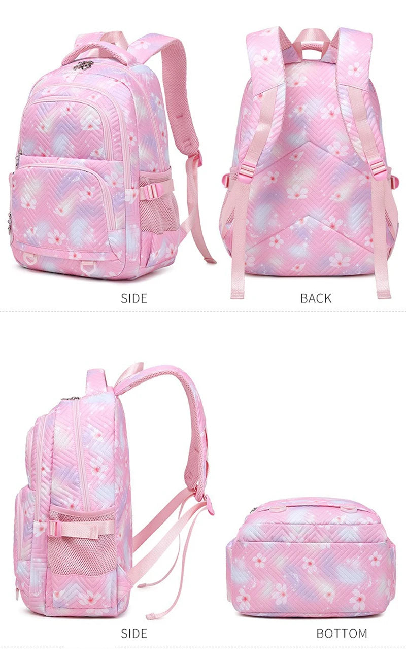 Mochila Escolar Lilo Stitch com Bolsa de Lanche