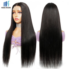 Peruca Brasileira KissHair 2x6 250% Densidade – Cabelo Humano Liso