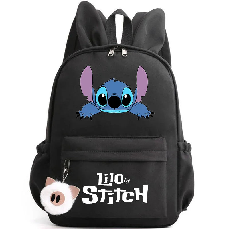 Mochila Lilo Stitch para Adolescentes e Estudantes
