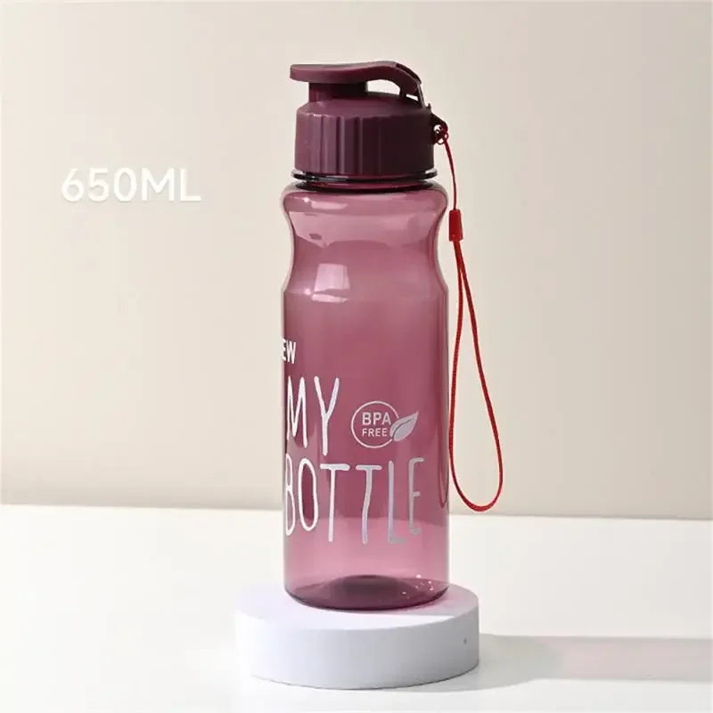 Garrafa 650ml – Leve, portátil e ideal para o dia a dia