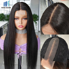 Peruca Brasileira KissHair 2x6 250% Densidade – Cabelo Humano Liso