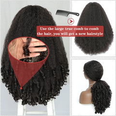 Peruca Afro Volume Natural com Molas X-TRESS
