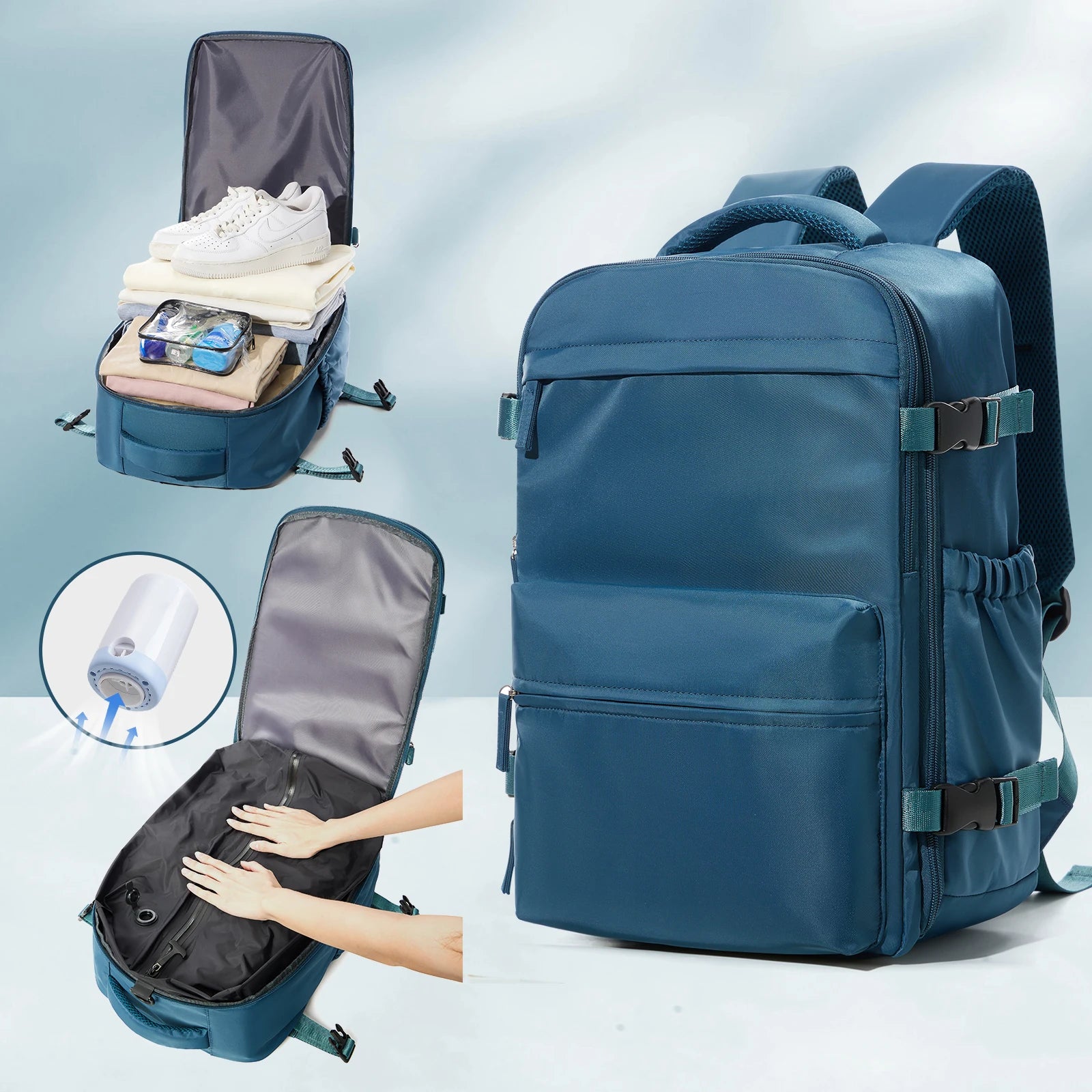Mochila Expansível para Laptop e Viagem