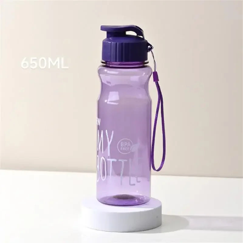 Garrafa 650ml – Leve, portátil e ideal para o dia a dia