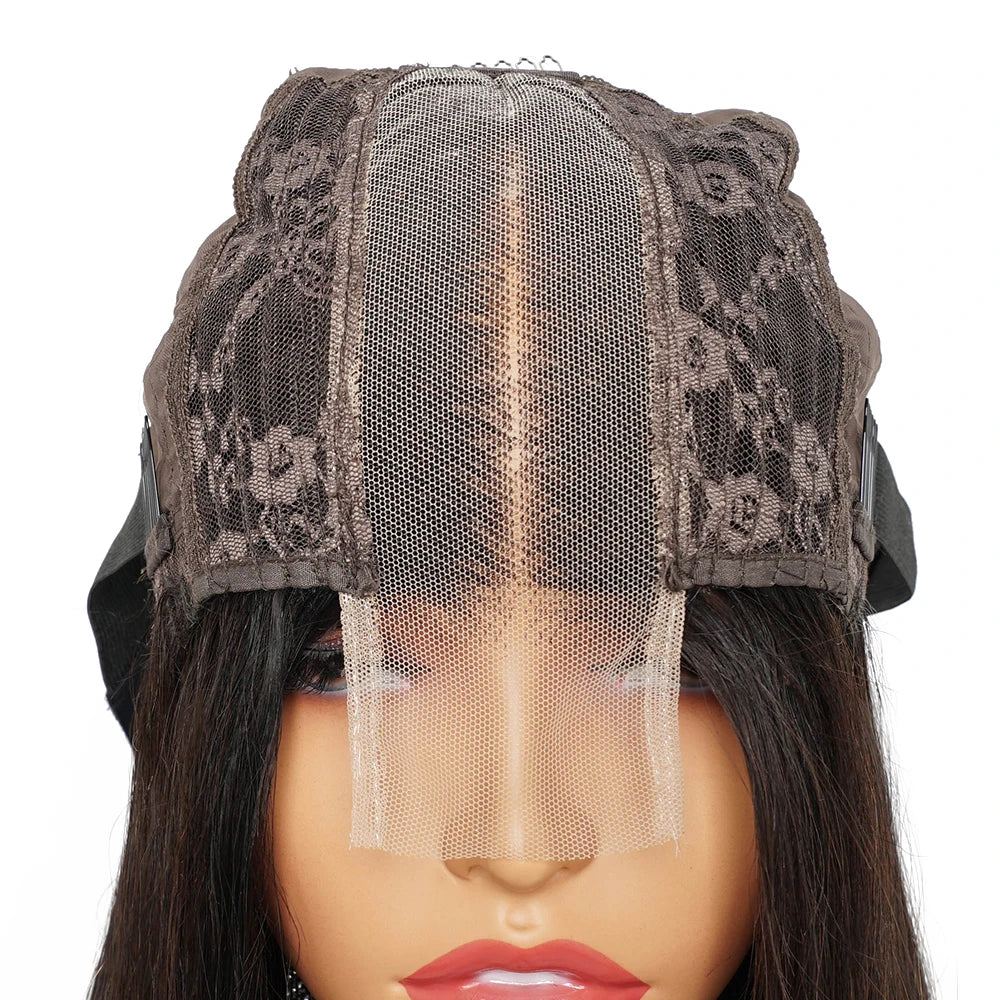 Peruca Brasileira KissHair 2x6 250% Densidade – Cabelo Humano Liso