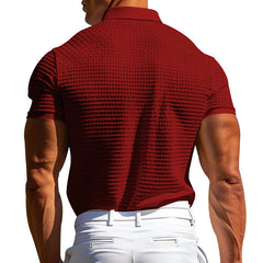 Camisa Polo Masculina – Malha Waffle, Verão