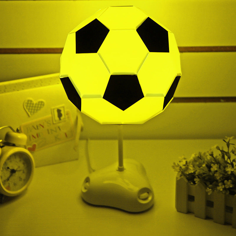 Candeeiro de Mesa Futebol DIY – Luz Noturna Colorida