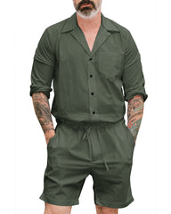 Macacão Masculino Casual Fashion – Estilo com Conforto